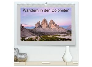 9783435285051 - Wandern in den Dolomiten (hochwertiger Premium Wandkalender 2025 DIN A2 quer) Kunstdruck in Hochglanz