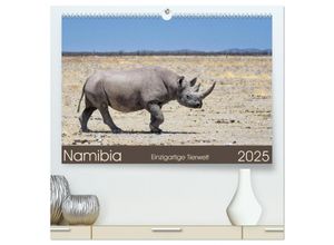 9783435285402 - Namibia - einzigartige Tierwelt (hochwertiger Premium Wandkalender 2025 DIN A2 quer) Kunstdruck in Hochglanz