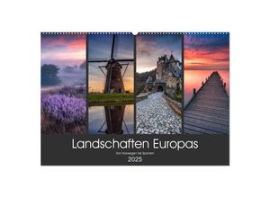 9783435285693 - Landschaften Europas (Wandkalender 2025 DIN A2 quer) CALVENDO Monatskalender