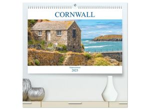 9783435287055 - Cornwall Impressionen (hochwertiger Premium Wandkalender 2025 DIN A2 quer) Kunstdruck in Hochglanz