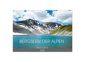 9783435287390 - Bergseen der Alpen (Wandkalender 2025 DIN A2 quer) CALVENDO Monatskalender