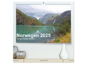 9783435288328 - Norwegen 2025 - Berge Fjorde Moore (hochwertiger Premium Wandkalender 2025 DIN A2 quer) Kunstdruck in Hochglanz