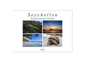 9783435288748 - Seychellen - Das letzte Paradies auf Erden (Wandkalender 2025 DIN A2 quer) CALVENDO Monatskalender