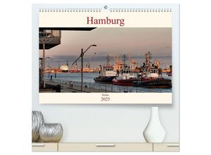 9783435288847 - Hamburg Hafen (hochwertiger Premium Wandkalender 2025 DIN A2 quer) Kunstdruck in Hochglanz