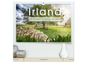 9783435289196 - Irland - Zauberhafte Insel in grün (hochwertiger Premium Wandkalender 2025 DIN A2 quer) Kunstdruck in Hochglanz