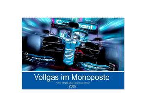 9783435289493 - Vollgas im Monoposto (Wandkalender 2025 DIN A2 quer) CALVENDO Monatskalender