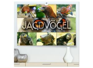 9783435289622 - Jagdvögel (hochwertiger Premium Wandkalender 2025 DIN A2 quer) Kunstdruck in Hochglanz