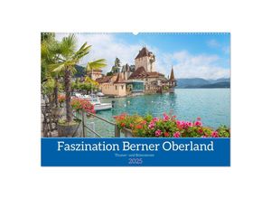 9783435289646 - Faszination Berner Oberland 2025 - Thuner- und Brienzersee (Wandkalender 2025 DIN A2 quer) CALVENDO Monatskalender