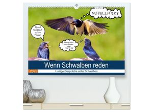 9783435290062 - Wenn Schwalben reden (hochwertiger Premium Wandkalender 2025 DIN A2 quer) Kunstdruck in Hochglanz