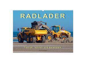 9783435290802 - Radlader - flexibel schnell und bärenstark (Wandkalender 2025 DIN A2 quer) CALVENDO Monatskalender