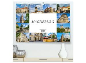 9783435290963 - Magdeburg Impressionen (hochwertiger Premium Wandkalender 2025 DIN A2 quer) Kunstdruck in Hochglanz