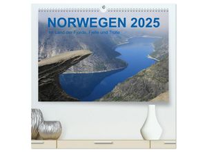 9783435291250 - Norwegen 2025 - Im Land der Fjorde Fjelle und Trolle (hochwertiger Premium Wandkalender 2025 DIN A2 quer) Kunstdruck in Hochglanz