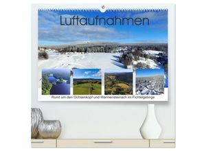 9783435291830 - Luftaufnahmen rund um den Ochsenkopf (hochwertiger Premium Wandkalender 2025 DIN A2 quer) Kunstdruck in Hochglanz