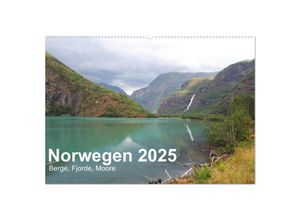 9783435292592 - Norwegen 2025 - Berge Fjorde Moore (Wandkalender 2025 DIN A2 quer) CALVENDO Monatskalender