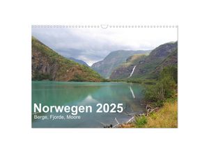 9783435293049 - Norwegen 2025 - Berge Fjorde Moore (Wandkalender 2025 DIN A3 quer) CALVENDO Monatskalender