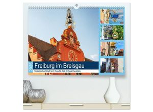 9783435293858 - Freiburg im Breisgau Malerische Stadt am Rande des Schwarzwaldes (hochwertiger Premium Wandkalender 2025 DIN A2 quer) Kunstdruck in Hochglanz