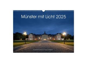 9783435295579 - Münster mit Licht (Wandkalender 2025 DIN A3 quer) CALVENDO Monatskalender