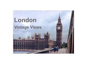 9783435297931 - London - Vintage Views (Wandkalender 2025 DIN A2 quer) CALVENDO Monatskalender