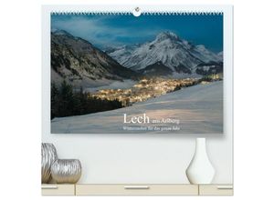 9783435297948 - Lech am Arlberg - Winterzauber für das ganze Jahr (hochwertiger Premium Wandkalender 2025 DIN A2 quer) Kunstdruck in Hochglanz