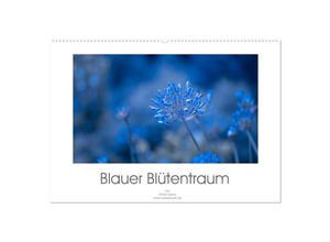 9783435300440 - Blauer Blütentraum (Wandkalender 2025 DIN A2 quer) CALVENDO Monatskalender