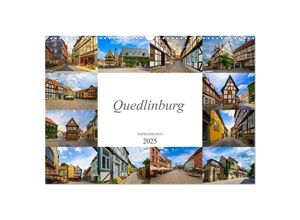 9783435300563 - Quedlinburg Impressionen (Wandkalender 2025 DIN A3 quer) CALVENDO Monatskalender