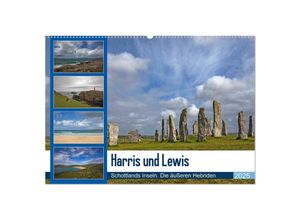 9783435300815 - Harris und Lewis - Schottlands Inseln Die äußeren Hebriden (Wandkalender 2025 DIN A2 quer) CALVENDO Monatskalender