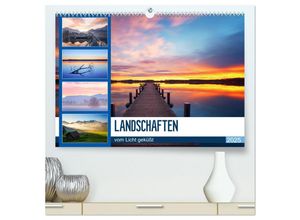 9783435303250 - Landschaften vom Licht geküßt (hochwertiger Premium Wandkalender 2025 DIN A2 quer) Kunstdruck in Hochglanz