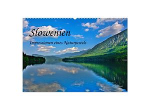 9783435303823 - Slowenien - Impressionen eines Naturjuwels (Wandkalender 2025 DIN A2 quer) CALVENDO Monatskalender