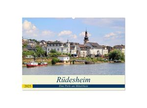 9783435310890 - Rüdesheim - Eine Perle am Mittelrhein (Wandkalender 2025 DIN A2 quer) CALVENDO Monatskalender