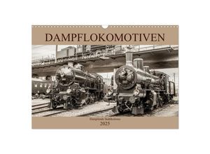 9783435311316 - Dampflokomotiven - dampfende Stahlkolosse (Wandkalender 2025 DIN A3 quer) CALVENDO Monatskalender