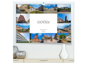 9783435311972 - Gotha Impressionen (hochwertiger Premium Wandkalender 2025 DIN A2 quer) Kunstdruck in Hochglanz