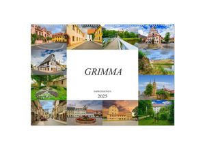 9783435313419 - Grimma Impressionen (Wandkalender 2025 DIN A2 quer) CALVENDO Monatskalender