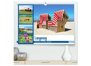 9783435314225 - Langeoog - Sommer Sonne Strand (hochwertiger Premium Wandkalender 2025 DIN A2 quer) Kunstdruck in Hochglanz