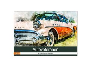 9783435318216 - Autoveteranen - kunstvoll inszeniert (Wandkalender 2025 DIN A2 quer) CALVENDO Monatskalender