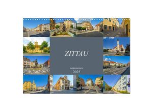 9783435318445 - Zittau Impressionen (Wandkalender 2025 DIN A3 quer) CALVENDO Monatskalender