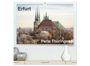 9783435318797 - Erfurt Perle Thüringens (hochwertiger Premium Wandkalender 2025 DIN A2 quer) Kunstdruck in Hochglanz