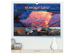 9783435318933 - Hawaiian Lava - Die Schönheit von Feuergöttin Pele (hochwertiger Premium Wandkalender 2025 DIN A2 quer) Kunstdruck in Hochglanz