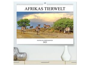 9783435319305 - AFRIKAS TIERWELT Panorama Impressionen (hochwertiger Premium Wandkalender 2025 DIN A2 quer) Kunstdruck in Hochglanz