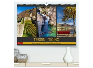 9783435319596 - Tessin - Ticino (hochwertiger Premium Wandkalender 2025 DIN A2 quer) Kunstdruck in Hochglanz