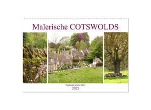 9783435320936 - Malerische Cotswolds (Wandkalender 2025 DIN A2 quer) CALVENDO Monatskalender