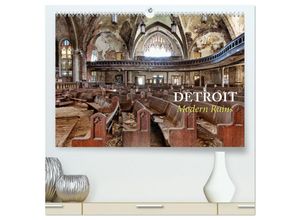 9783435320974 - Detroit - Modern Ruins (hochwertiger Premium Wandkalender 2025 DIN A2 quer) Kunstdruck in Hochglanz