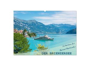 9783435321070 - Der Brienzersee - Im Herzen des Berner Oberlandes (Wandkalender 2025 DIN A2 quer) CALVENDO Monatskalender