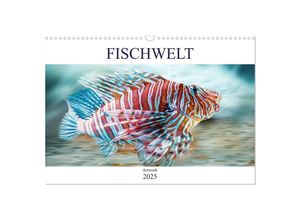 9783435323418 - Fischwelt - Artwork (Wandkalender 2025 DIN A3 quer) CALVENDO Monatskalender