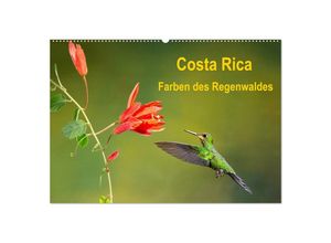 9783435328383 - Costa Rica - Farben des Regenwaldes (Wandkalender 2025 DIN A2 quer) CALVENDO Monatskalender