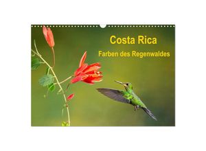 9783435328819 - Costa Rica - Farben des Regenwaldes (Wandkalender 2025 DIN A3 quer) CALVENDO Monatskalender