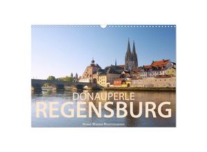 9783435331277 - Donauperle Regensburg (Wandkalender 2025 DIN A3 quer) CALVENDO Monatskalender