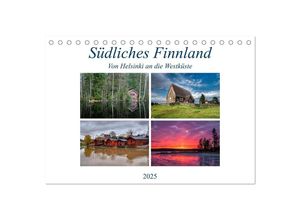 9783435339143 - Südliches Finnland (Tischkalender 2025 DIN A5 quer) CALVENDO Monatskalender