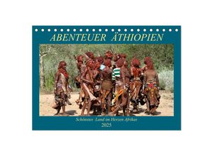 9783435340958 - Abenteuer Äthiopien (Tischkalender 2025 DIN A5 quer) CALVENDO Monatskalender