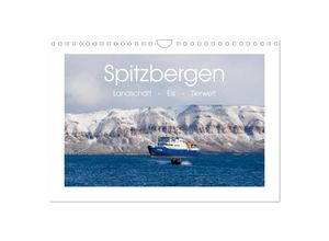 9783435341184 - Spitzbergen - Landschaft - Eis - Tierwelt (Wandkalender 2025 DIN A4 quer) CALVENDO Monatskalender