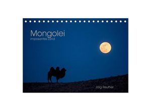 9783435341221 - Mongolei - imposantes Land (Tischkalender 2025 DIN A5 quer) CALVENDO Monatskalender